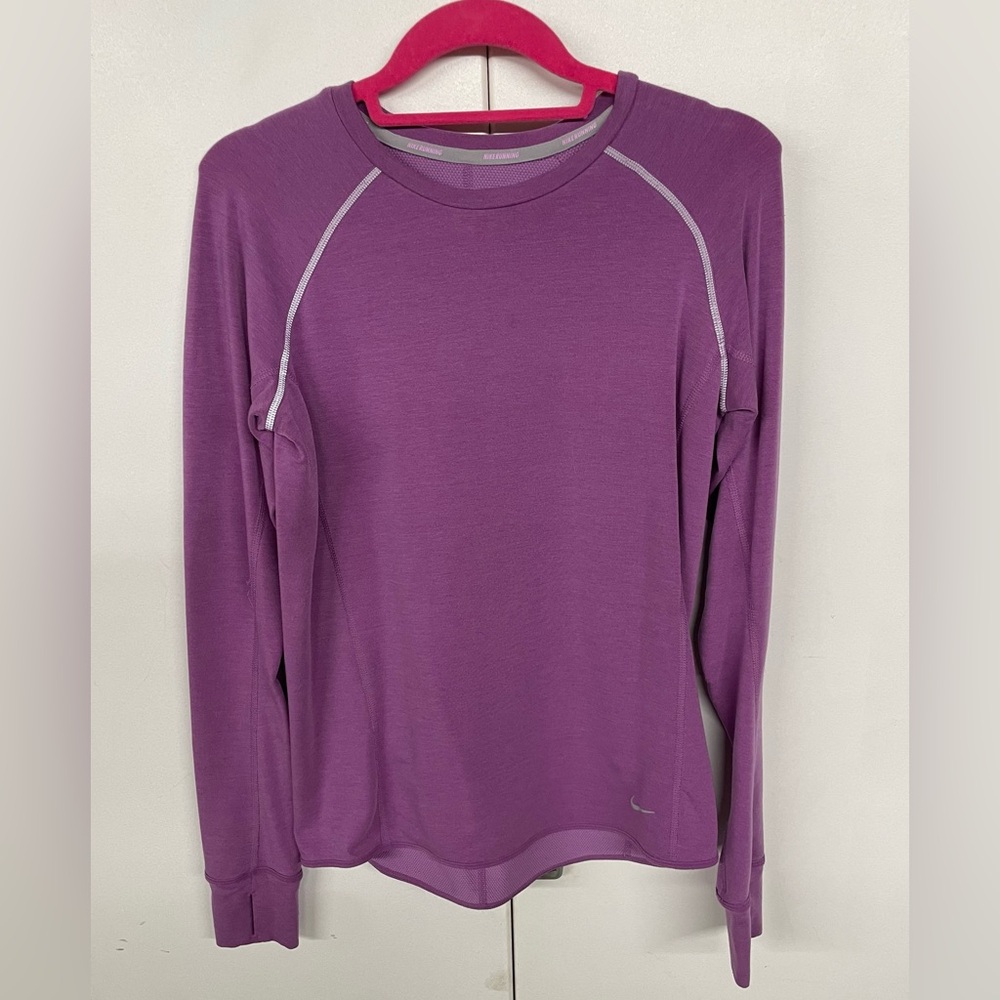 Nike Dri-fit Purple Women's running Sweater